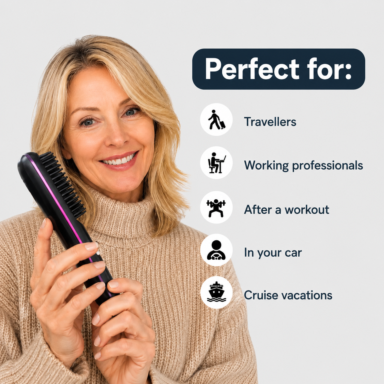 AVENZIA™ Smooth, styled hair in under 5 minutes