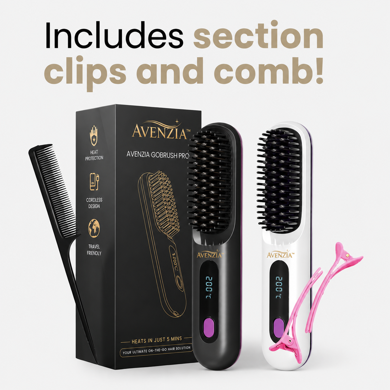 AVENZIA™ Smooth, styled hair in under 5 minutes